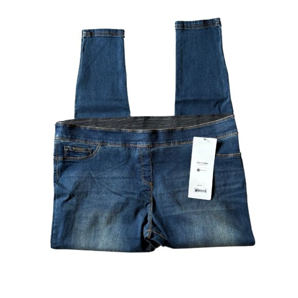 OMG Skinny Jeans by Coco + Carmen Size XXL NWT Dark Wash Super Comfy Flattering - Picture 1 of 5